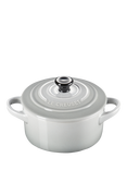Le Creuset Stoneware Petite Round Casserole, Mist Grey