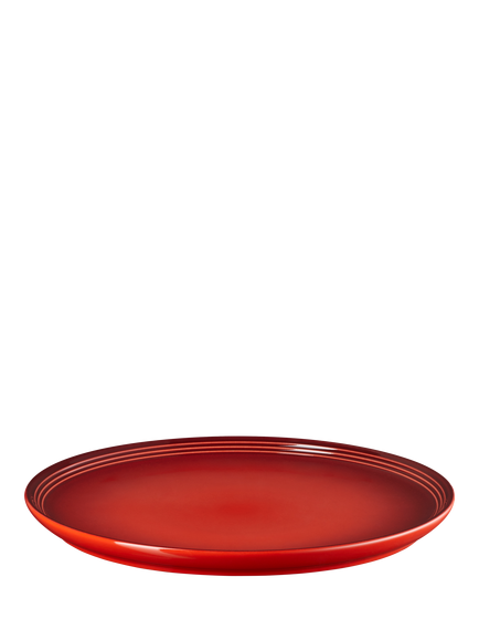 Le Creuset Stoneware Coupe Dinner Plate, 27cm, Cerise