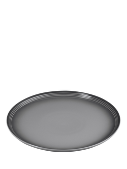 Le Creuset Stoneware Coupe Dinner Plate, 27cm - view 2, Flint