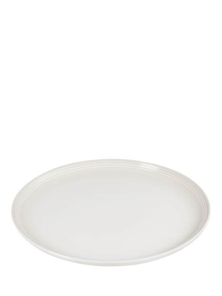 Le Creuset Stoneware Coupe Dinner Plate, 27cm - view 2, Meringue
