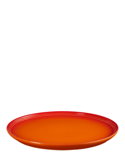 Le Creuset Stoneware Coupe Dinner Plate, 27cm, Volcanic