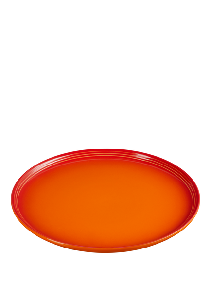 Le Creuset Stoneware Coupe Dinner Plate, 27cm - view 2, Volcanic