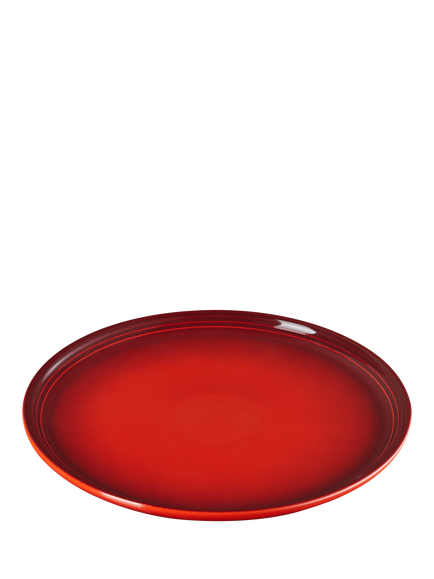 Le Creuset Stoneware Coupe Side Plate, 21.8cm - view 2, Cerise
