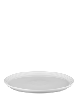 Le Creuset Stoneware Coupe Side Plate, 21.8cm, White