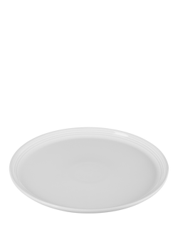 Le Creuset Stoneware Coupe Side Plate, 21.8cm - view 2, White