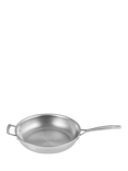 Le Creuset 3-Ply Uncoated Stainless Steel Frying Pan with Helper Handle, 30cm