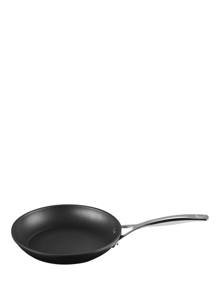 Le Creuset Toughened Non-Stick 18cm Lidded Saucepan & 24cm Shallow Frying Pan - view 2, Black