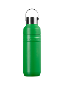 Le Creuset On The Go Stainless Steel Insulated Water Bottle, 500ml, Bamboo