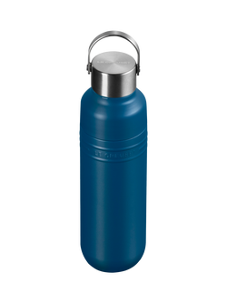 Le Creuset On The Go Stainless Steel Insulated Water Bottle, 500ml - view 2, Deep Teal