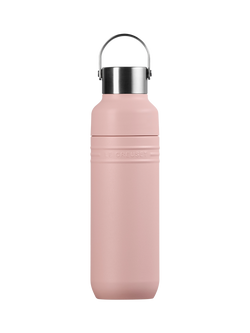 Le Creuset On The Go Stainless Steel Insulated Water Bottle, 500ml, Shell Pink