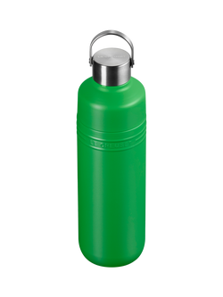 Le Creuset On The Go Stainless Steel Insulated Water Bottle, 1L - view 2, Bamboo