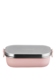 Le Creuset On The Go Stainless Steel Insulated Lunch Box, 900ml, Shell Pink