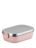Le Creuset On The Go Stainless Steel Insulated Lunch Box, 900ml, Shell Pink