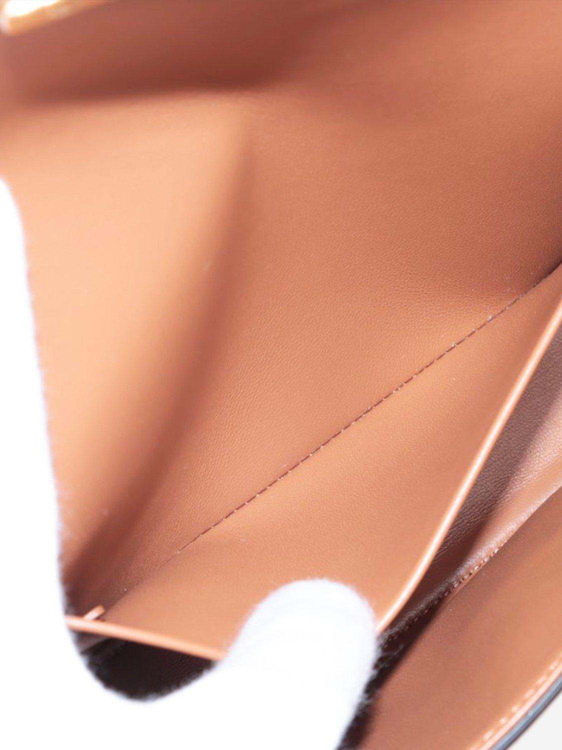 Product image 7 of 8, which shows Pre-loved CELINE Claude Leather Shoulder Bag, Tan