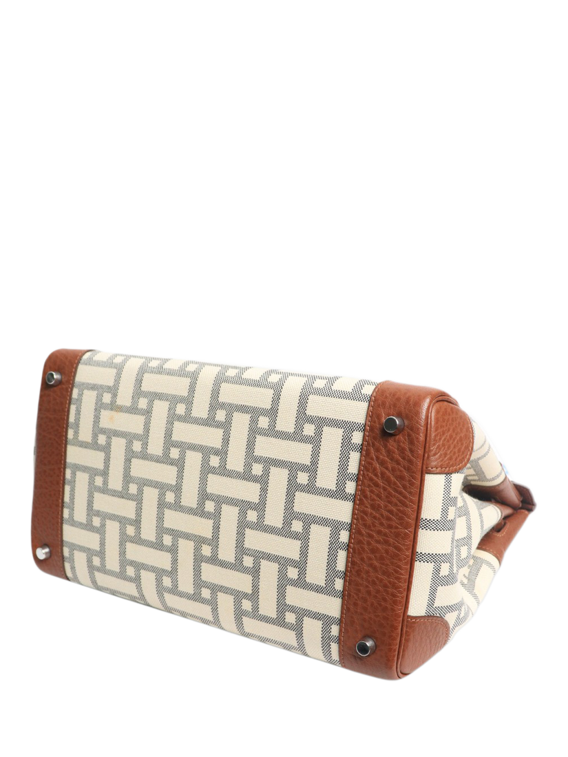 Product image 5 of 8, which shows Pre-loved Hermès 2008 Birkin 35 Mosaic Top Handle Bag, Brown