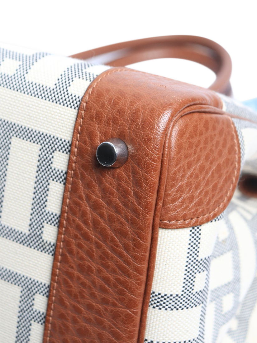 Product image 6 of 8, which shows Pre-loved Hermès 2008 Birkin 35 Mosaic Top Handle Bag, Brown