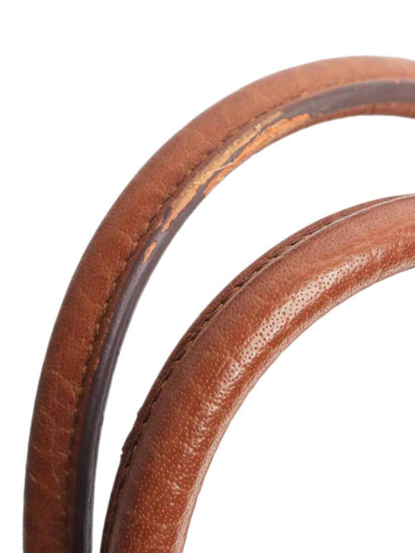 Product image 8 of 8, which shows Pre-loved Hermès 2008 Birkin 35 Mosaic Top Handle Bag, Brown