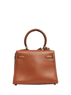 Pre-loved Hermès Vintage 1992 Mini Kelly 20 2-Way Bag, Brown - view 2, Brown