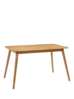 John Lewis Greenwood Dining Table, Solid Oak/Bianco Oil, Bianco Oil