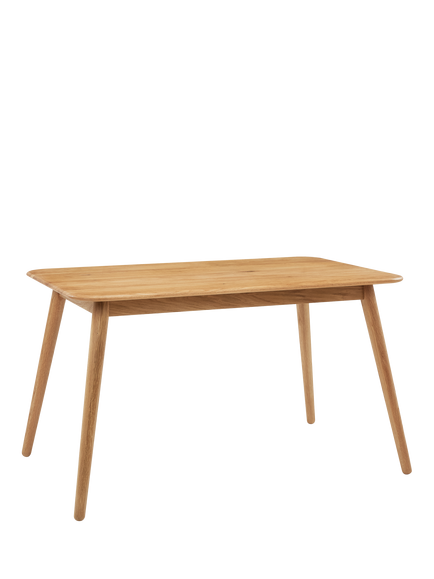 John Lewis Greenwood Dining Table, Solid Oak/Bianco Oil, Bianco Oil