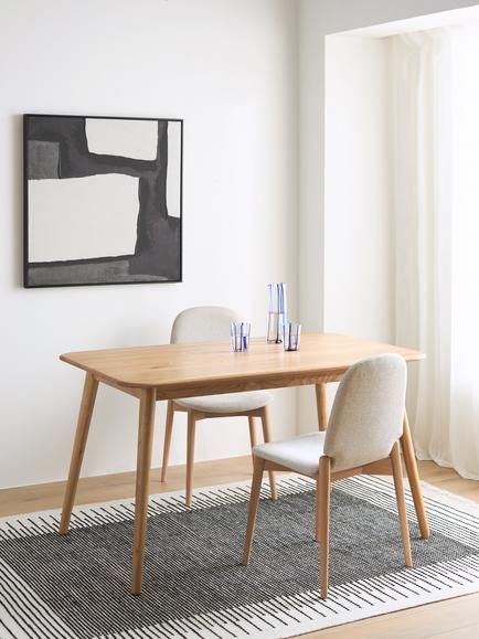 John Lewis Greenwood Dining Table, Solid Oak/Bianco Oil - view 2, Bianco Oil