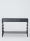 John Lewis Bobbin Console Table, Black