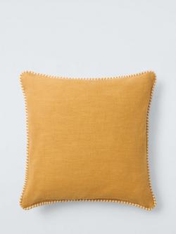 John Lewis Striped Piping Cushion, Auburn