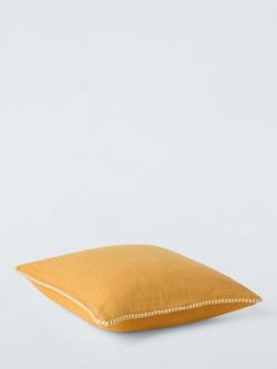 John Lewis Striped Piping Cushion - view 2, Auburn