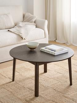 John Lewis Notch Coffee Table - view 2, Dark