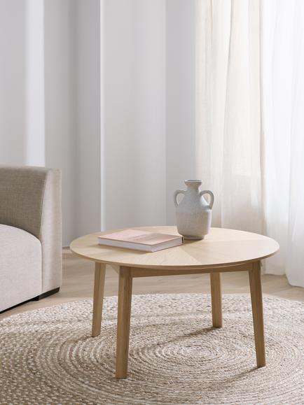 John Lewis Notch Coffee Table - view 2, Oak