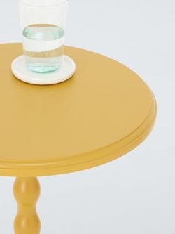 John Lewis Bobbin Pedestal Table - view 2, Ochre