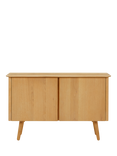 John Lewis Greenwood 2 Door Sideboard, Solid Oak/Bianco Oil