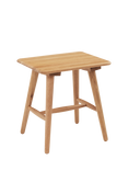 John Lewis Greenwood Stool, Solid Oak/Bianco Oil