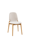 John Lewis Offset Dining Chair, Natural