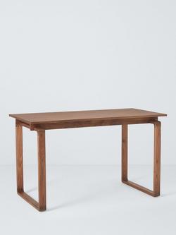 John Lewis Orbit Desk, Walnut, Walnut