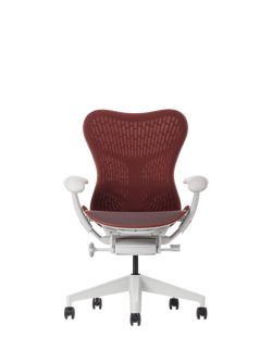 Herman Miller Mirra 2 Office Chair, Cordovan/Alpine - view 2, Cordovan Alpine