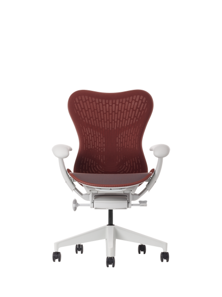 Herman Miller Mirra 2 Office Chair, Cordovan/Alpine - view 2, Cordovan Alpine