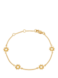 Rachel Jackson London Electric Goddess Mini Eternal Sun Chain Bracelet