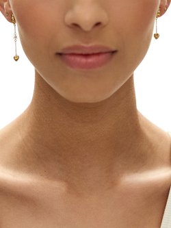 Rachel Jackson London Love Story Asymmetric Drop Earrings - view 2, Silver