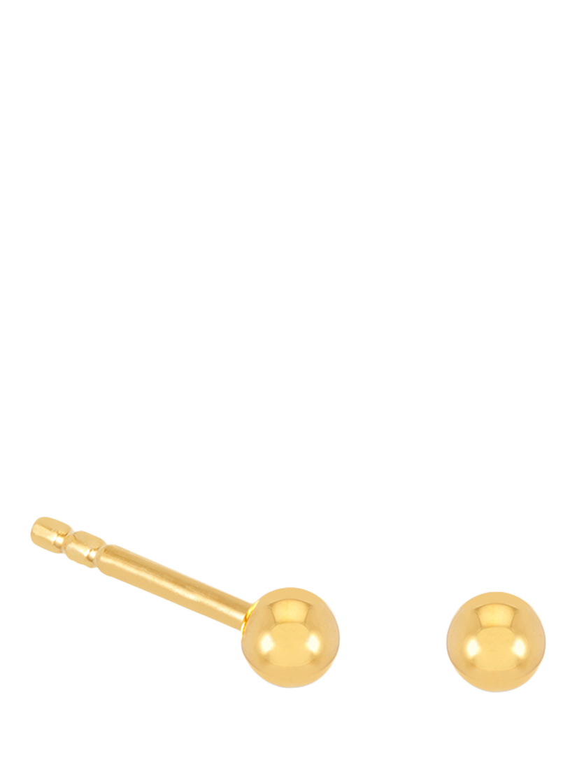 Product image 1 of 3, which shows Rachel Jackson London Punk Ball Stud Earrings, Gold