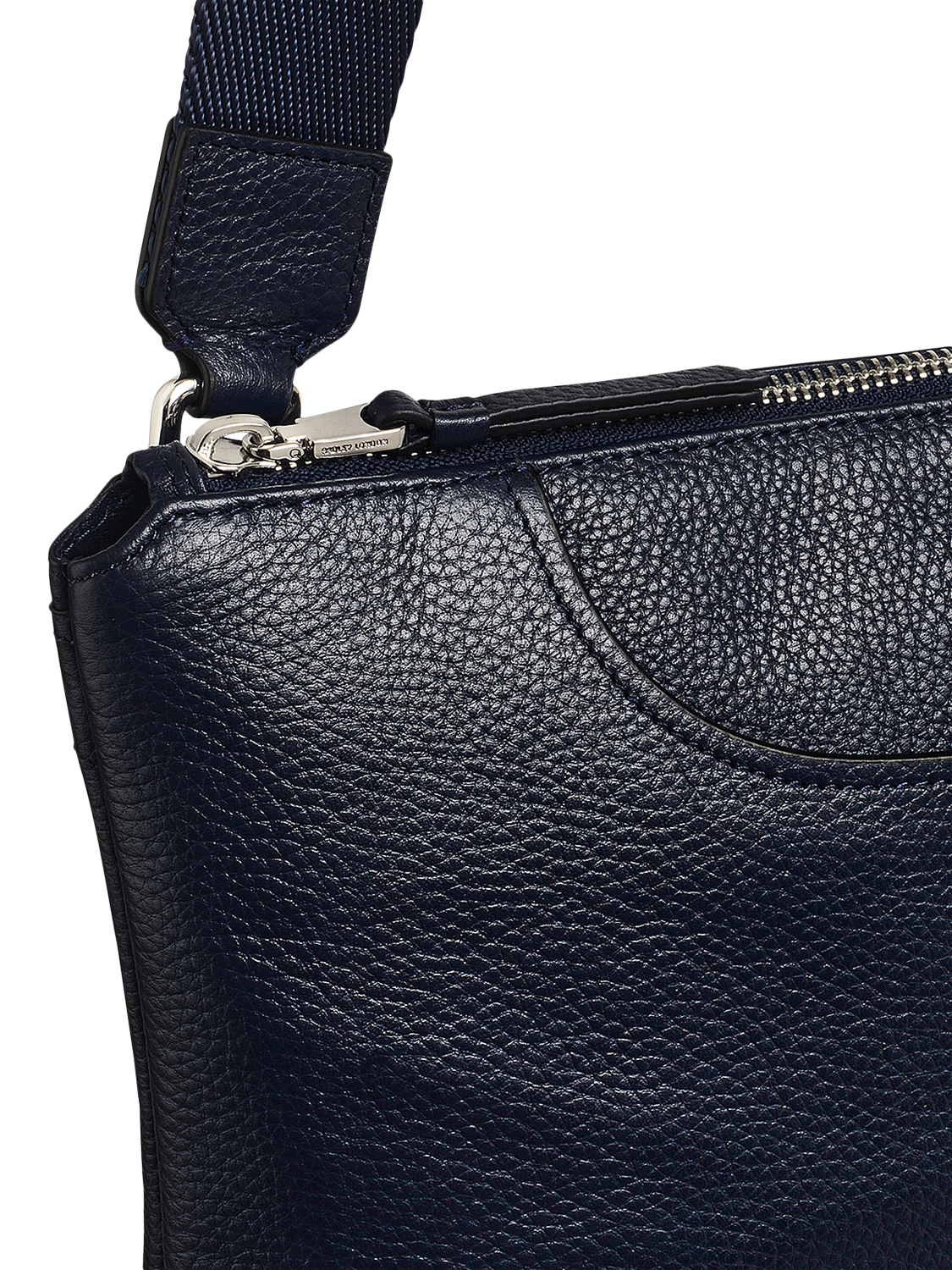 Product image 4 of 4, which shows Radley Pockets Leather Slim Cross Body Bag, Ink