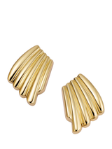Daisy London Daisy x Polly Sayer Oversized Wave Stud Earrings