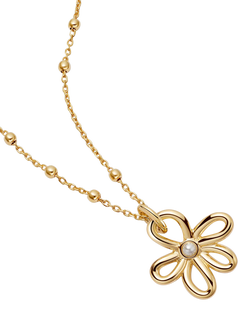 Daisy London Daisy Bow Pendant, Gold
