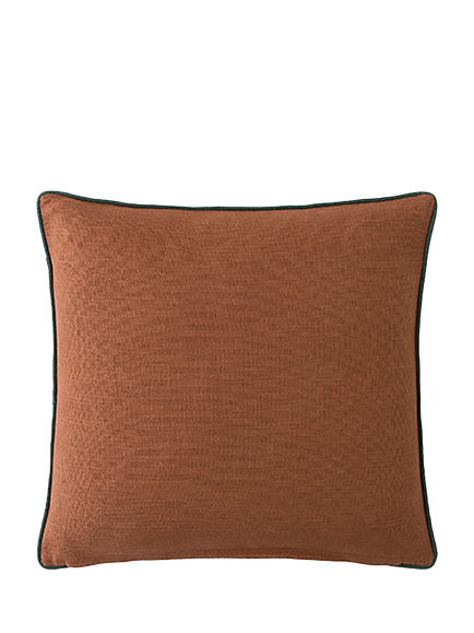 William Morris At Home Honeysuckle and Tulip Cushion - view 2, Orange