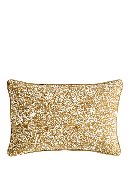 William Morris At Home Larkspur Cushion, Natural