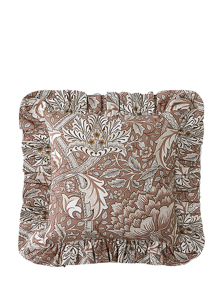 William Morris At Home Windrush Cushion, Terracotta, Terracotta
