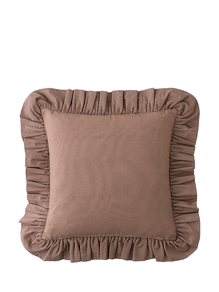 William Morris At Home Windrush Cushion, Terracotta - view 2, Terracotta
