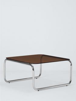 John Lewis Retro Glass Coffee Table, Amber, Amber