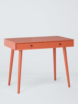 John Lewis Spindle Desk, Burnt Orange