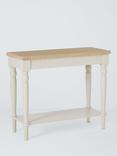 John Lewis Foxmoor Sofa Side Table, FSC-Certified, Oak/Cream
